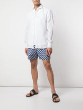Frescobol Carioca Antonio White Linen Shirt
