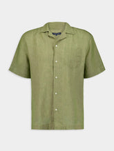 Frescobol Carioca Cuban Collar Linen Shirt