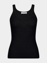 Gabriela Hearst Nevin Pointelle-Knit Cashmere and Silk-Blend Tank