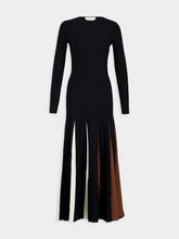 Gabriela Hearst Ottavia Wool Pleated Dress