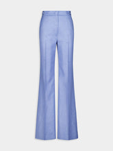Gabriela Hearst Vesta Blue Wool Pants