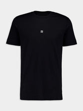 Givenchy 4G Logo Embroidered Black T-Shirt