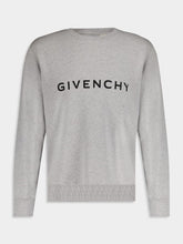 Givenchy Archetype Slim Fit Grey Fleece Sweatshirt