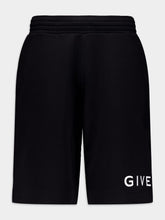 GivenchyBoxy Fit Cotton Shorts at Fashion Clinic