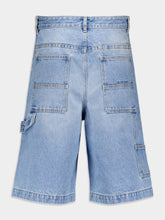 Givenchy Carpenter Bermuda Shorts In Denim