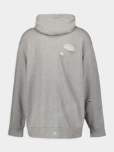 Givenchy Cotton Hoodie In Fleece With Cut And Sewn Effect