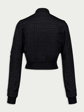 Givenchy Cropped Bomber Jacket In 4G Jacquard