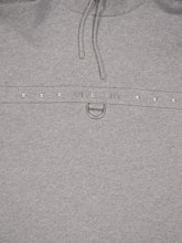 Givenchy Grey Hooded Sweatshirt with Hardwear Detailing