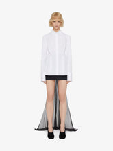Givenchy Pleated Effect Popelin Cotton Shirt