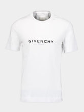 Givenchy Reverse Slim Fit Cotton White T-Shirt
