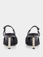 Givenchy Strass G Cube-Heel Slingback 70mm Pumps