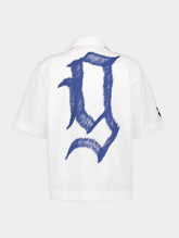 Givenchy X Chino Hawaiian Shirt In Poplin With GIVENCHY Infinity Print