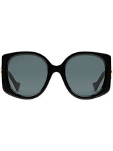 Gucci 1257 Black Square Sunglasses