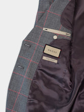 Gucci Belted Check Blazer