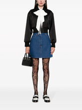 Gucci Belted Denim Miniskirt