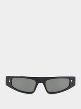 Gucci Black Cat-Eye Frame Sunglasses