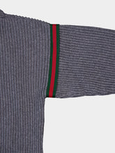 Gucci Cashmere Ribbed-Knit Hoodie
