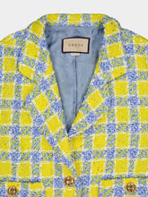 Gucci Check-Pattern Tweed Jacket