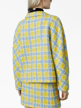 Gucci Check-Pattern Tweed Jacket