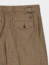 Gucci Check-Pattern Wool Trousers