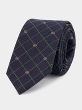 Gucci Check Silk Jacquard Tie