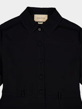 Gucci Chic Black Crêpe Jumpsuit