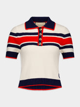 Gucci Cotton Striped Polo Top