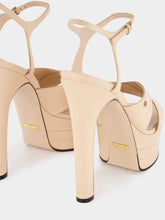 Gucci Crisscross Leather Straps Platform Sandals