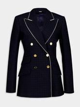 Gucci Double-Breasted Horsebit Cotton Jacquard Jacket