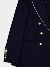 Gucci Double-Breasted Horsebit Cotton Jacquard Jacket
