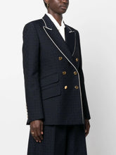 Gucci Double-Breasted Horsebit Cotton Jacquard Jacket