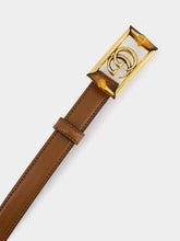 Gucci Double G Buckle And Bamboo Belt