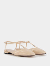 Gucci Double G Patent-Finish Ballerinas