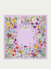 Gucci Flora Print Silk Carré