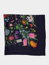 Gucci Flora Print Silk Carré