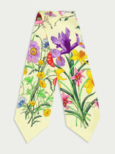 Gucci Flora Print Silk Neck Bow