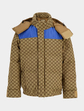 Gucci GG Cotton Canvas Padded Down Jacket