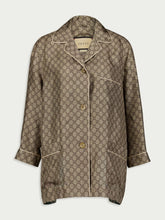 Gucci GG Supreme Printed Silk Shirt