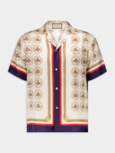Gucci Graphic-Print Silk Shirt