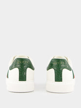 Gucci Green and Red Web Ace Sneakers