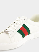 Gucci Green and Red Web Ace Sneakers