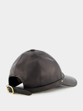 Gucci Gucci Detail Leather Baseball Hat