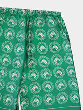 Gucci Horse-Graphic Print Silk Shorts