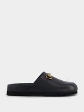 Gucci Horsebit Leather Slippers