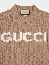Gucci Intarsia-Knit Logo Wool Jumper