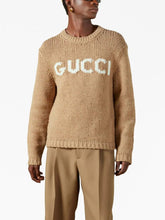 Gucci Intarsia-Knit Logo Wool Jumper