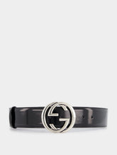 Gucci Interlocking G Buckle Leather Belt