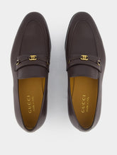 Gucci Interlocking G Leather Loafers