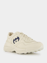 Gucci Interlocking G Rhyton Leather Sneakers