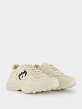Gucci Interlocking G Rhyton Leather Sneakers